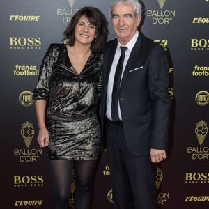 Raymond Domenech et sa femme Estelle Denis - Cérémonie du Ballon d'Or 2019 à Paris le 2 décembre 2019. © Jeremy Melloul/Bestimage