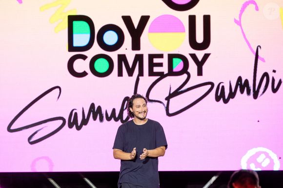 Samuel Bambi lors de la première édition du "Do You Comedy" à la Citadelle de Saint-Tropez, Côte d'Azur, France, le 29 juin 2025. © Cyril Moreau/Bestimage