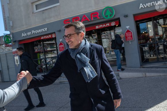 Philippe Palazzi, PDG du groupe Casino, photographié dans sa ville natale d'Aix-en-Provence, en France, le 12 mars 2024. Photo par Renaud Khanh/ABACAPRESS.COM