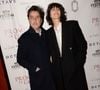 Et de compléter : "Mais les deux grands sont partis, il ne reste que Jo, qui s'en ira dans quatre ans".
Exclusif - Yvan Attal et sa compagne Charlotte Gainsbourg - After-party du film "La Promesse de l'Aube" d'Eric Barbier" au restaurant Le Café Marly à Paris, France, le 12 décembre 2017. Evènement organisé par Five Eyes Production. © Rachid Bellak/Bestimage
