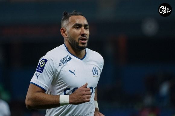 Dimitri Payet (Olympique de Marseille) lors du match de Ligue 1 Uber Eats "Montpellier - Marseille (1-2)" au stade de la Mosson, le 2 janvier 2023.