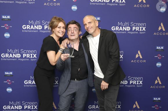 Exclusif - Shirley Bousquet, Manu Joucla, Mehdi Sadoun - Première édition du Multi Screen Grand Prix : une célébration inédite de la création audiovisuelle française dans le cadre prestigieux du Pullman Paris Tour Eiffel sous la présidence de S. Martin (Directeur Général de l'ARPP : l'Autorité de Régulation Professionnelle de la Publicité et également Président de La Fabrique des Formats) et animée par E. Eméyé (journaliste et présentatrice).
Cet événement a rassemblé les professionnels de l'audiovisuel autour d'une ambition commune : mettre à l'honneur l'excellence de la création française tous formats confondus. Paris le 12 juin 2025 - © Jack Tribeca / Bestimage