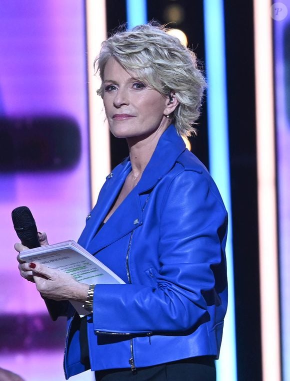 Sophie Davant - Les personnalités se mobilisent lors de la 36ème édition du Téléthon sur le plateau de France 2, avec pour parrain K.Adams, le 3 décembre 2022. 
© Coadic GUIREC / Bestimage