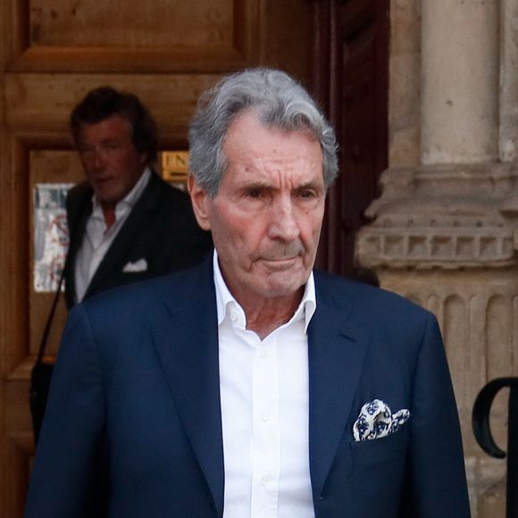 Jean-Jacques Bourdin - Sorties des obsèques de Philippe Labro dans l'église de Saint-Germain-des-Prés à Paris le 13 juin 2025. © Dominique Jacovides - Christophe Clovis / Bestimage