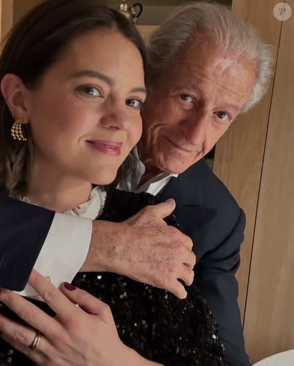 Philippe Junot et sa fille partagent une belle complicité. Photo par Instagram