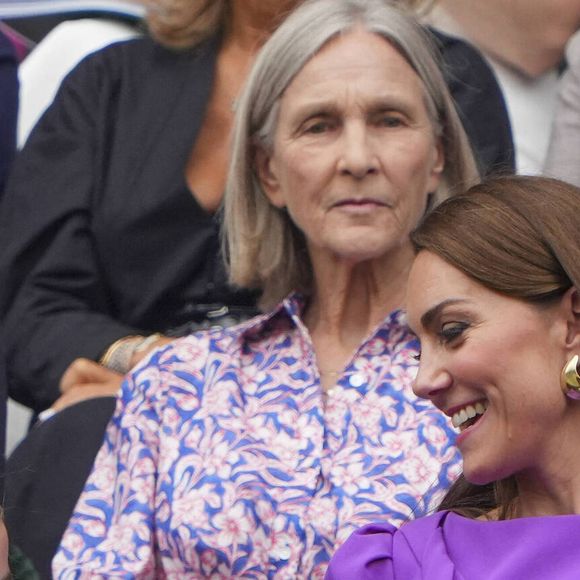 La princesse Catherine de Galles, La princesse Charlotte lors de la finale Hommes du tournoi de tennis de Wimbledon. Le 14 juillet 2024 Dana Press / Bestimage