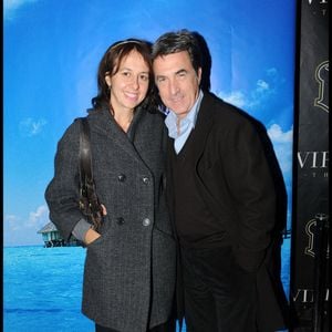 Francois Cluzet et Valerie Bonneton - soiree au VIP Room pour les hotels "Six Senses" pour presenter les plus beaux lagons du monde. 
RINDOFF-BELLAK / BESTIMAGE