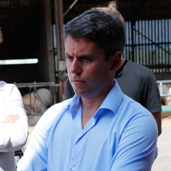Déplacement de Gabriel Attal à Saint-Hilaire-de-Riez en Vendée le 4 aout 2026. . © Noël Carrier/Bestimage