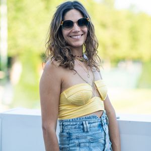 Exclusif - Vanille Clerc dans l'Espace VIP lors de la 9ème édition du "Longines Paris Eiffel Jumping" au Champ de Mars à Paris, France, le 24 juin 2024. © Perusseau-Veeren/Bestimage