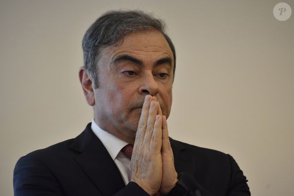 Conférence de presse de Carlos Ghosn à Beyrouth après son évasion du Japon le 8 janvier 2020.

© Dar Al Mussawir / Panoramic / Bestimage