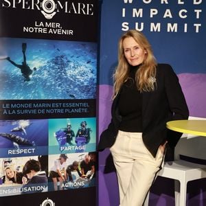 Estelle Lefébure, présidente de l'association Spero Mare au World Impact Summit à Bordeaux le 25 mars 2025.

© Fabien Cottereau / Bestimage