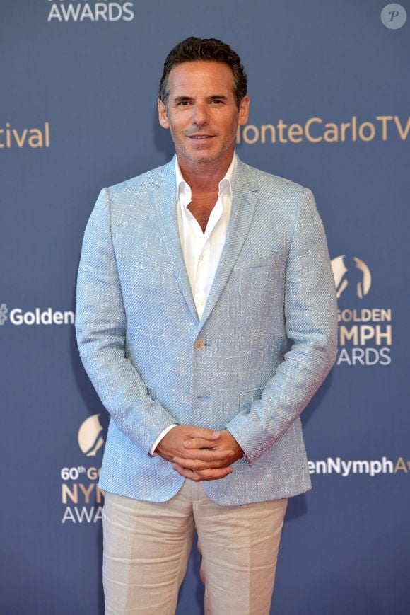 Jeremy Banster lors du photocall de la cérémonie des Nymphes d'Or du 60ème festival de télévision de Monte Carlo au Grimaldi Forum à Monaco le 22 juin 2021.Cette année, beaucoup de lauréats seront présents en hologramme à cause des restrictions sanitaires

© Bruno Bebert / Bestimage