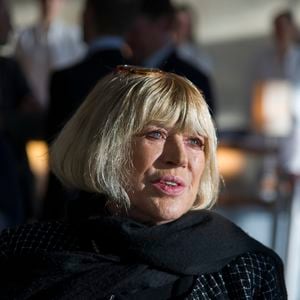 Marianne Faithfull au photocall de l'exposition "Gus van Sant & Films" à la Cinémathèque Française à Paris le 11 avril 2016.
© Pierre Perusseau / Bestimage