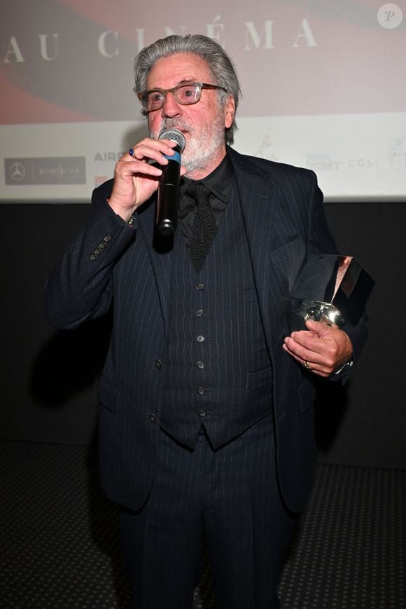 Daniel Auteuil a reçu son prix au cinéma Pathé Gare du Sud, lors de la 6ème édition du festival Cinéroman à Nice le 4 octobre 2024. © Domnique Jacovides - Bruno Bebert / Bestimage