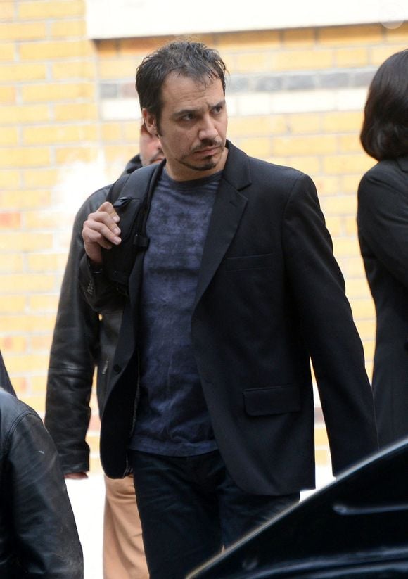Alexandre Astier assistant aux funérailles de l'acteur français Pierre Mondy à l'église Saint-Honore-d'Eylau à Paris, France, le 20 septembre 2012. Photo by Nicolas Briquet/ABACAPRESS.COM