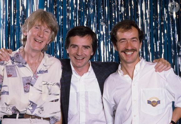 Les Charlots, le 31 mai 1985. Michel MARIZY via Bestimage