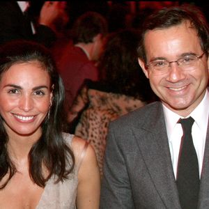 Inès Sastre et Jean-Luc Delarue au dîner de la mode contre le Sida Paris 2009 © Rindoff Bellak Bestimage