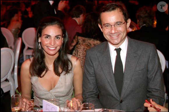 Inès Sastre et Jean-Luc Delarue au dîner de la mode contre le Sida Paris 2009 © Rindoff Bellak Bestimage