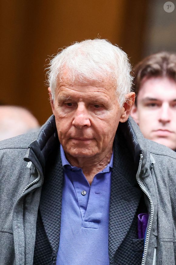Patrick Poivre d'Arvor (PPDA) - Sorties des obsèques de l'ancien ministre de la Culture Frédéric Mitterrand en l'Église Saint-Thomas d'Aquin à Paris. Le 26 mars 2024
© Moreau-Jacovides / Bestimage
