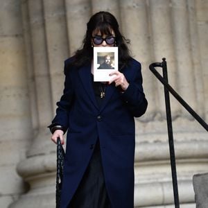 Isabelle Adjani - Personnalités aux obsèques de Jean-Paul Rappeneau en l’église Saint-Sulpice à Paris le 10 septembre 2026