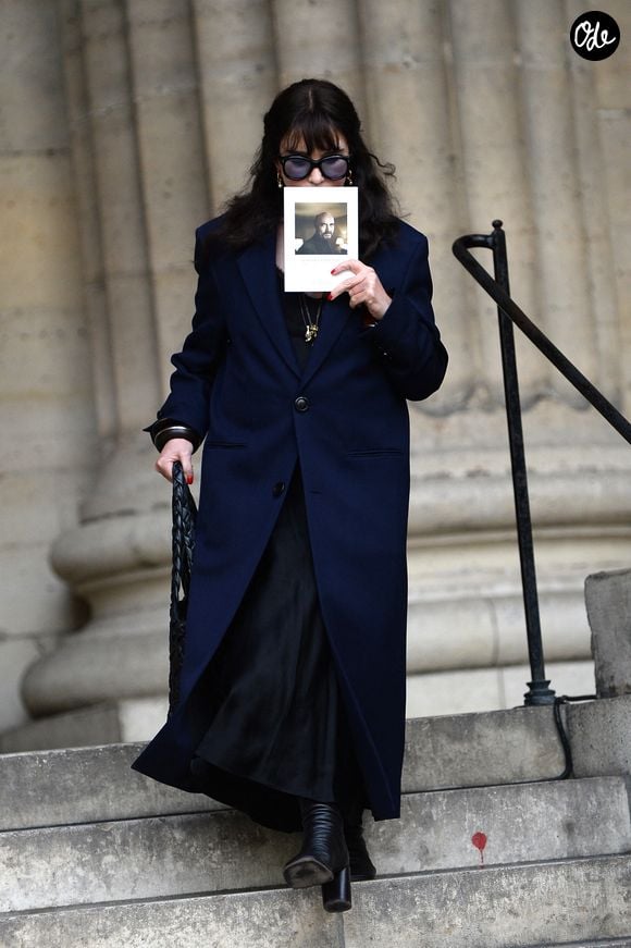 Isabelle Adjani - Personnalités aux obsèques de Jean-Paul Rappeneau en l’église Saint-Sulpice à Paris le 10 septembre 2026