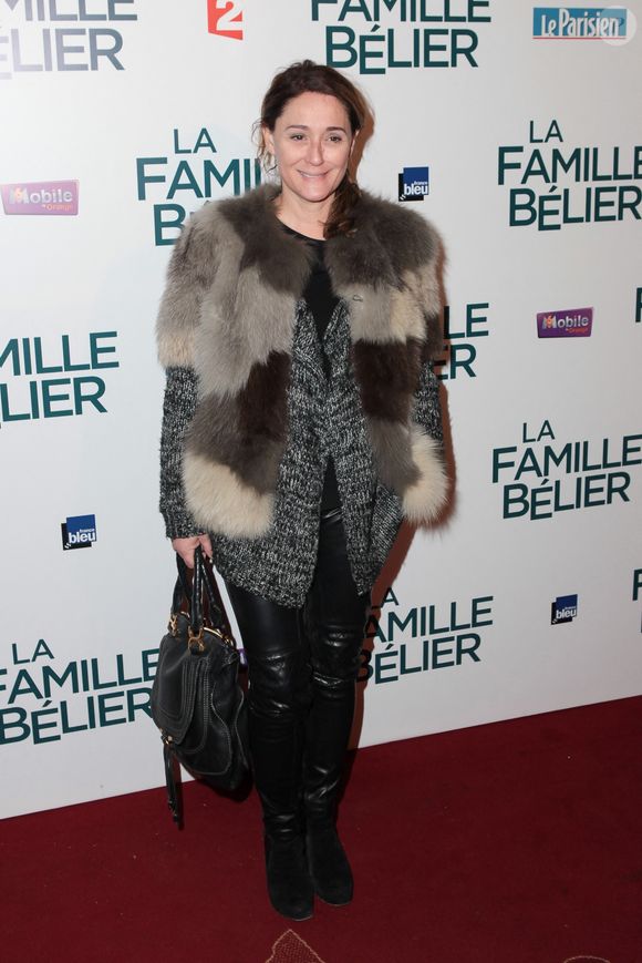 Daniela Lumbroso assistant à l'avant-première française du film "La famille Belier" tenue au Cinéma Le grand Rex à Paris, France, le 09 décembre 2014. Photo by Audrey Poree/ABACAPRESS.COM