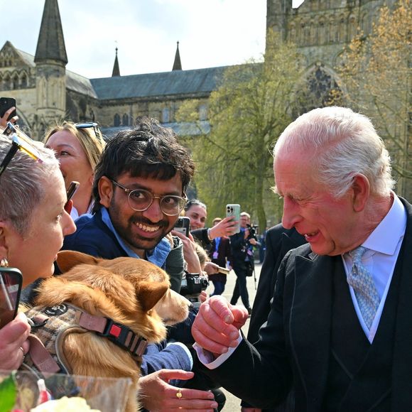 Le roi Charles III d'Angleterre pendant le service royal du jeudi saint à la cathédrale de Durham ©Alpha Press 073074 17/04/2025