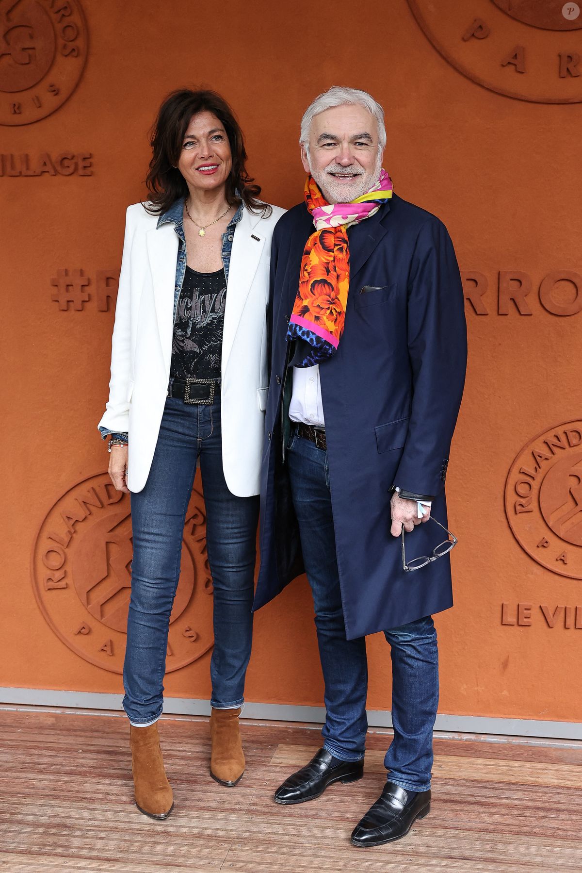Photo : Catherine Bancarel et Pascal Praud au Village des ...