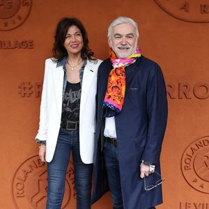 Catherine Bancarel et Pascal Praud au Village des Internationaux de France 2024 à Roland Garros le 01 juin 2024 à Paris, France. Photo de Nasser Berzane/ABACAPRESS.COM