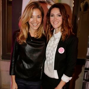 Sandra Lou et Claire Barsacq assiste à la soirée de lancement du livre 'Finger in the Nose' by Sandra Lou pour lutter contre le cancer chez les enfants, au Palais Brongniart à Paris, France le 2 novembre 2015. Photo Jerome Domine/Abaca