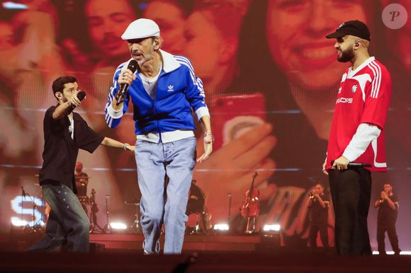 Bigflo et Oli (Florian et Olivio Ordonez) - Concert de Bigflo et Oli à Paris la Défense Arena à Nanterre, France. Le 8 décembre 2023. 
© Christophe Clovis / Bestimage