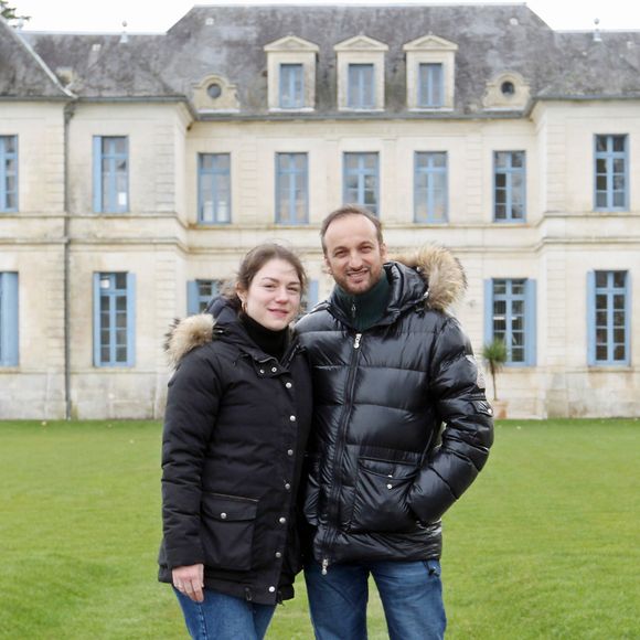 Exclusif - Emilie Dequenne et son mari Michel Ferracci sont à l'affiche du film de Vincent Lannoo "A l'intérieur". C'est le premier film où un couple à la ville joue également un couple à l'écran. Angoulême le 12 Mars 2018. Patrick Bernard-Jean-Marc Lhomer/ Bestimage
