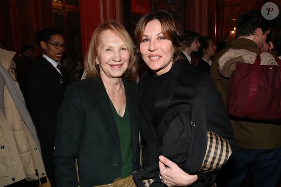 Exclusif - Nathalie Baye et Mathilde Seigner - Personnalités à la générale de la pièce de théâtre " Le Cercle des Poètes Disparus " au Théâtre Antoine à Paris, France. Le 8 Février 2024.
© Bertrand Rindoff / Bestimage