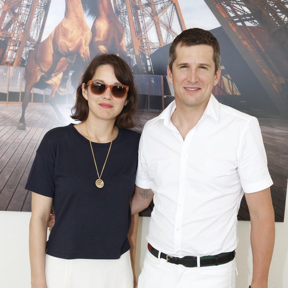 Exclusif - Marion Cotillard et Guillaume Canet - People lors du Longines Paris Eiffel Jumping au Champ-de-Mars à Paris, le 4 juillet 2015. CORLEONE / BORDE / BESTIMAGE