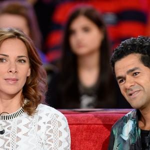 Mélissa Theuriau et Jamel Debbouze lors de l'émission "Vivement Dimanche" à Paris, le 25 Mars 2015. 

Photo : Coadic Guirec / Bestimage