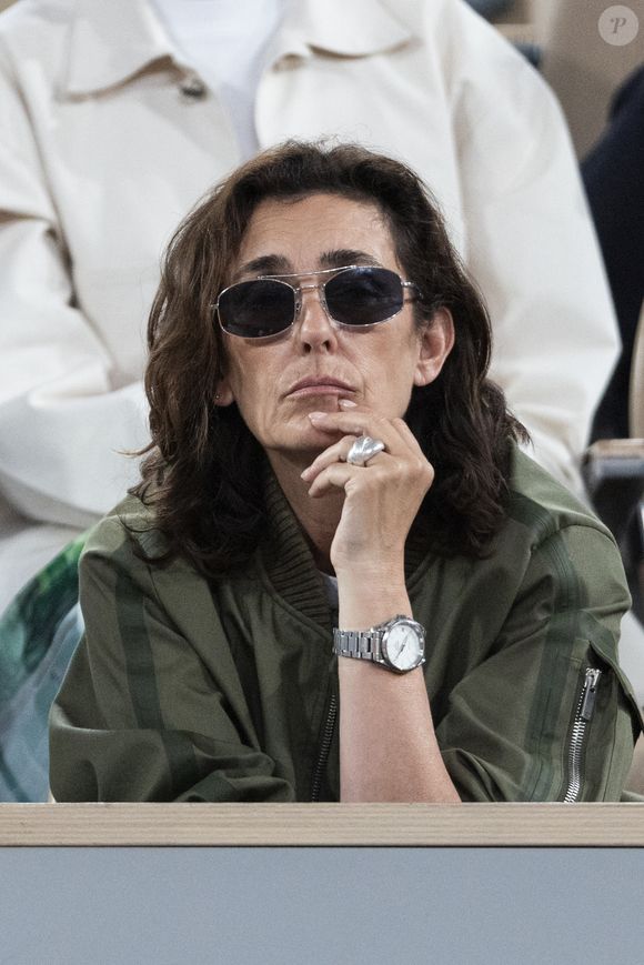 Agnès Boulard (Mademoiselle Agnès) en tribunes lors des Internationaux de France de Tennis de Roland Garros 2025, à Paris, France, le 6 juin 2025. © Jacovides-Moreau/Bestimage