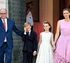 Elle s'est démarquée par son audace et son élégance

Le prince Albert II de Monaco, la princesse Charlene et leurs enfants, le prince héréditaire Jacques et la princesse Gabriella - Célébration des 20 ans de règne du prince souverain Albert II de Monaco sur la place du Palais à Monaco, le 19 juillet 2025. © Bruno Bebert/Bestimage