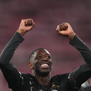 Le 6 mai 2026, Munich, Aarhus, Allemagne : OUSMANE DEMBELE du FC Paris Saint-Germain lors de la célébration d'après-match pendant la demi-finale de l'UEFA Champions League : Bayern Munich et PSG. (Credit Image : © Ulrik Pedersen/ZUMA Press Wire)