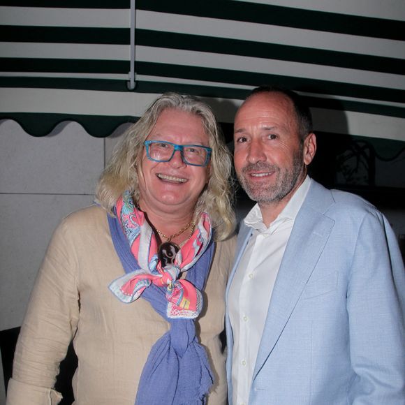 Exclusif - Pierre-Jean Chalençon, Grégory Pourrin lors de la soirée d'inauguration du restaurant "Frivole" à Paris le 19 juin 2025

© Philippe Baldini / Bestimage