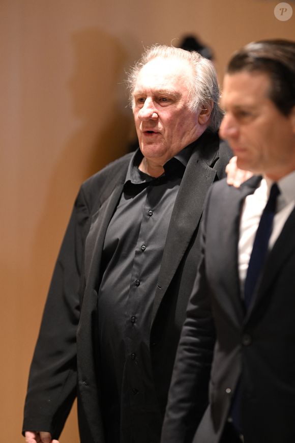 Gérard Depardieu - Interruption de séance au procès de Gérad Depardieu accusé d'avoir agressé sexuellement deux femmes en 2021 lors du tournage du film "Les volets verts" de Jean Becker.
Paris le 25 mars 2025.

© Perusseau / Clovis / Bestimage