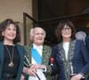 Anne Sinclair et son compagnon Pierre Nora, Sylviane Agacinski et son mari Lionel Jospin - Réception de Sylviane Agacinski à l'Académie Française à Paris le 14 Mars 2024. La philosophe Sylviane Agacinski a fait son entrée ce jeudi à l’Académie française. Onzième femme de l’histoire à intégrer l’institution, elle avait été élue en juin 2023. © Bertrand Rindoff / Bestimage