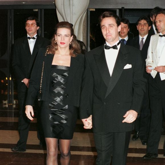 Daniel Drucruet et Stéphanie de Monaco au gala du Rallye Monte-Carlo. Photo par AGENCE / BESTIMAGE