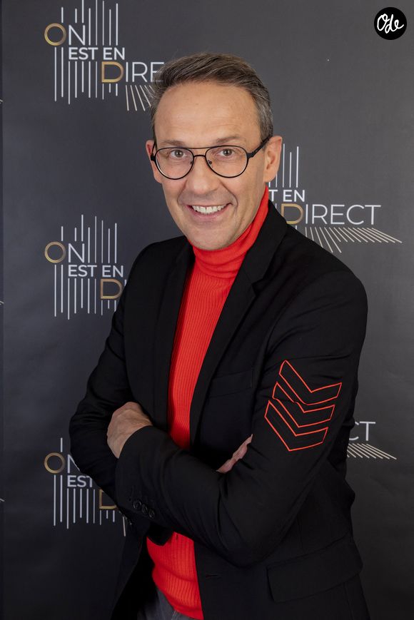 Julien Courbet lors de l'enregistrement de l'émission "On est en direct" (OEED), Spéciale 100 ans de la radio, présentée par L.Ruquier, diffusée sur France 2 le 8 mai 2022.

© Jack Tribeca / Bestimage