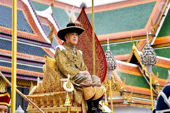Couronnement du roi Rama X à Bangkok en Thaïlande, le 4 mai 2019.