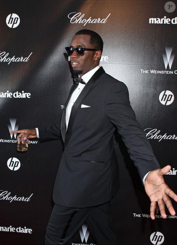 Sean (Diddy) Combs, The Weinstein Company's 2012 Golden Globe Awards After Party at The Beverly Hilton Hotel in Beverly Hills, California. 15 janvier 2012.  Photo parBaxter/ABACAPRESS.COM