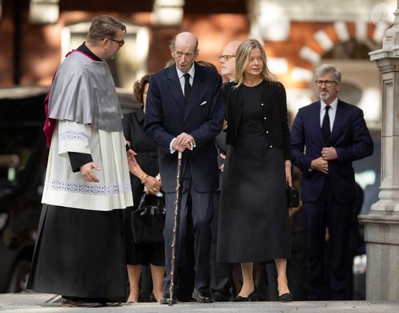Edward, duc de Kent, Lady Helen Taylor - Arrivée du cercueil de la duchesse de Kent en l'abbaye de Westminster à Londres le 15 septembre 2025 Dana Press / Bestimage