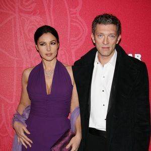 Monica Bellucci et Vincent Cassel arrivent à la 34e cérémonie des César, qui s'est tenue au Théâtre du Châtelet à Paris, en France, le 27 février 2009. Photo de Guignebourg-Nebinger/Abaca