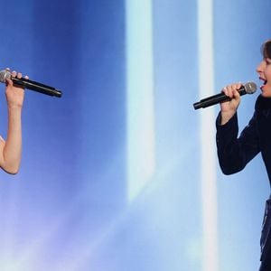 Exclusif - HollySiz (Cécile Cassel), Jeanne Cherhal lors de l'enregistrement de l'émission "Nos voix pour toutes" au profit de la Fondation des femmes à l’Adidas Arena diffusée sur TMC le 25 novembre 2025, à Paris, France, le 19 novembre 2025. © Guirec-Moreau/Bestimage