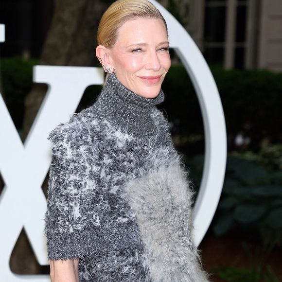 Cate Blanchett assiste au défilé de la collection croisière Louis Vuitton 2027 à la Frick Collection de New York, le 20 mai 2026. Photo de Charles Guerin/ABACAPRESS.COM