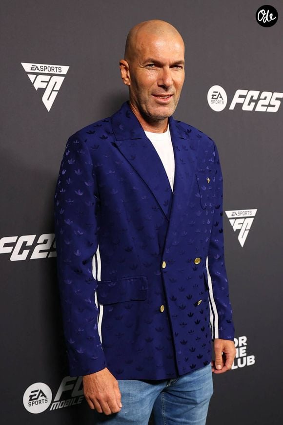 Zinedine Zidane lors de la présentation du jeu EA Sports FC25 à Madrid le 26 septembre 2024. Cordon / Bestimage